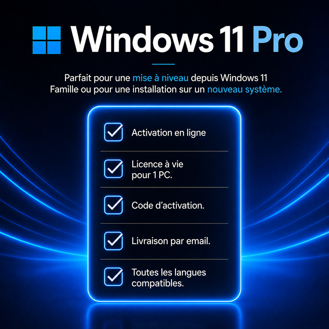 Clé Windows Pro